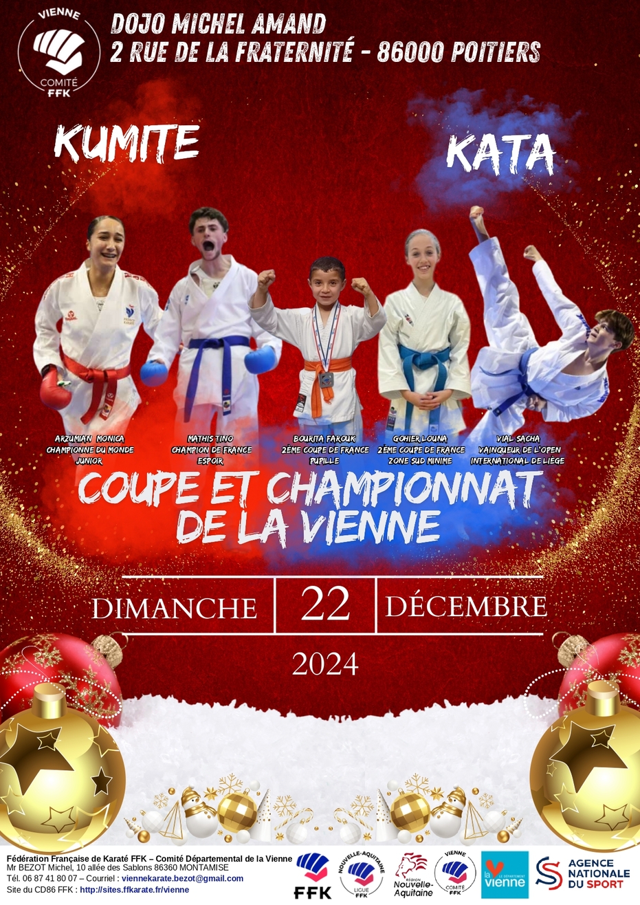 Coupe et Championnat de la Vienne dimanche 22 décembre 2024